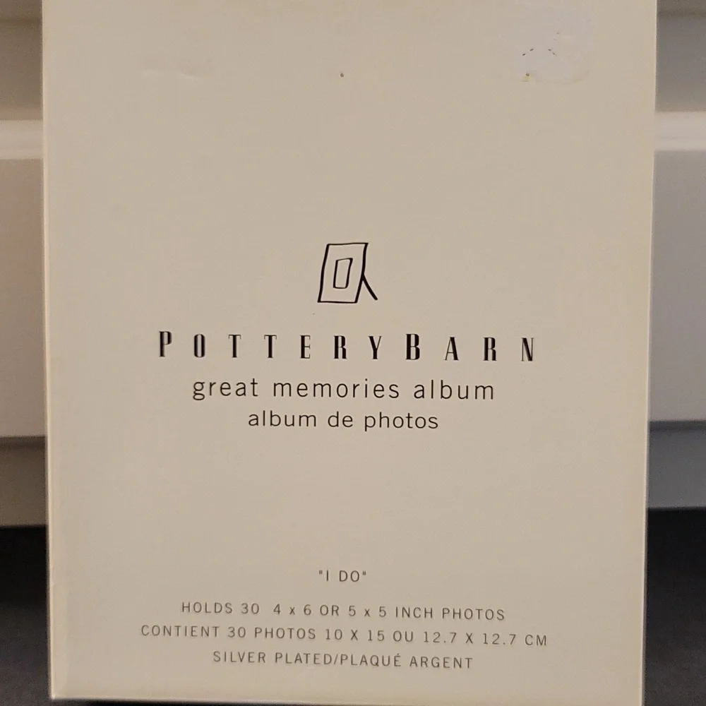 Pottery Barn Silver Plated Great Memories 